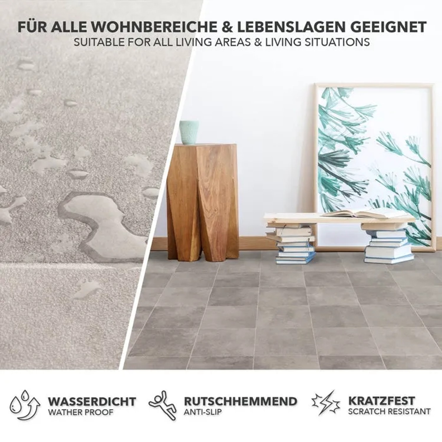 Wunderbar Pvc Boden Fliesenoptik Bilder
