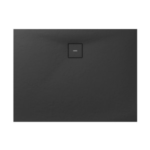 Rechteckige Breuer Duschwanne Modern Line in Steinoptik Anthrazit, 130x85 cm.