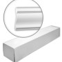 PROFHOME Wand- und Friesleisten Set, 8 Zierleisten (16 m) aus Polyurethan, weiß, für Wand und Decke.