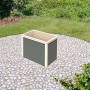 Karibu Hochbeet, 98x65 cm, terragrau, aus Holz. Ideal für Garten & Terrasse.