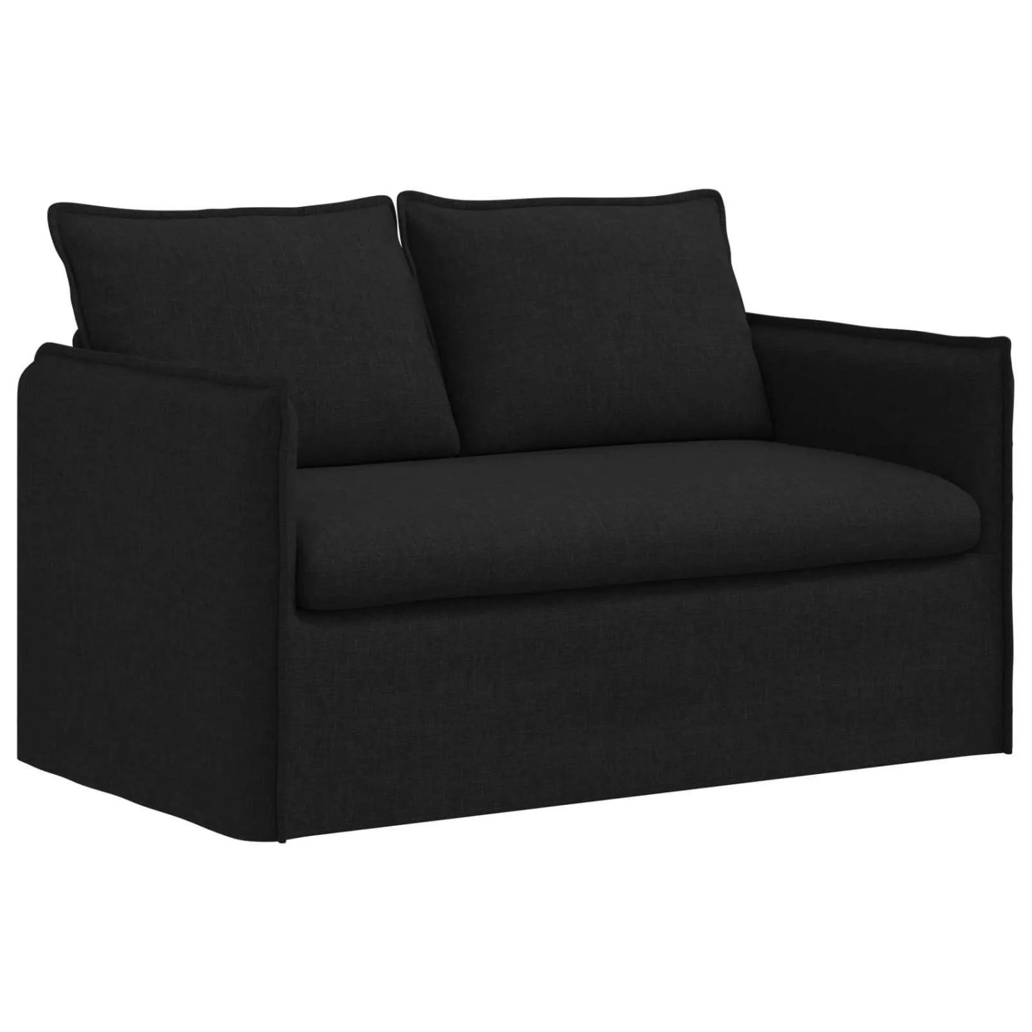 vidaXL Sofa Schwarz 136 x 82 x 85 cm Stoff 42024513