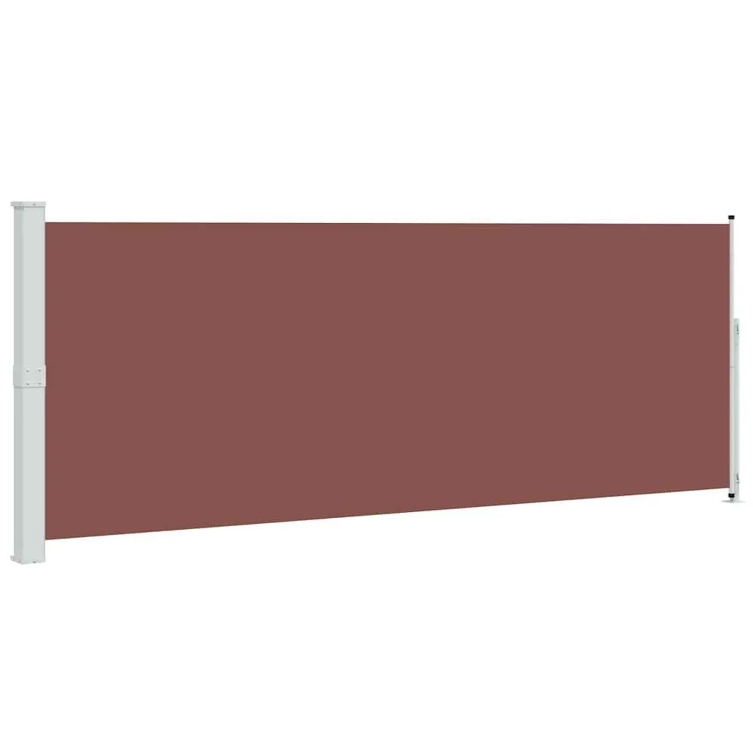vidaXL Seitenmarkise Ausziehbar 180x500 cm Braun 313408