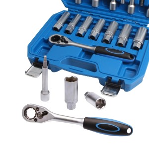 CCLIFE Stoßdämpfer Nuss Werkzeug Satz 18tlg Federbein Domlager Wechsel Spezial Stecknuss 1/2'' Antrieb