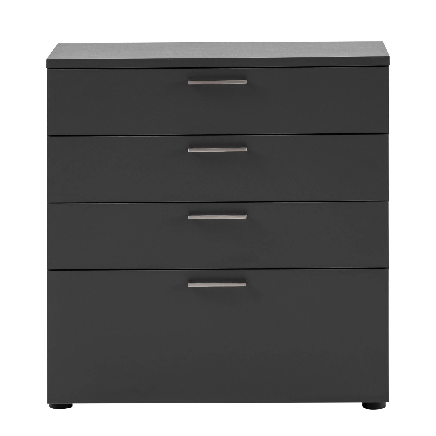 Schildmeyer Unterschrank-Kommode Serie 1500 Anthrazit 84,1 cm x 80,2 cm x 41 cm