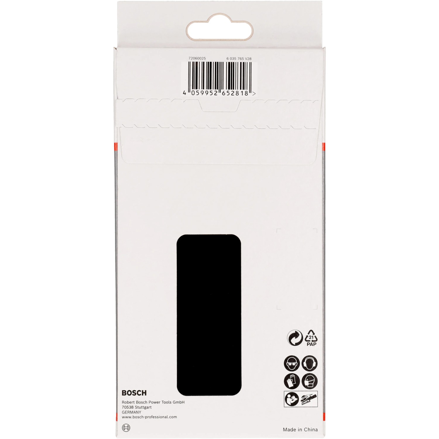 Bosch Schleiftellerschoner Pad, 93x186mm, 2 Stück, Zubehör für Multischleifer.