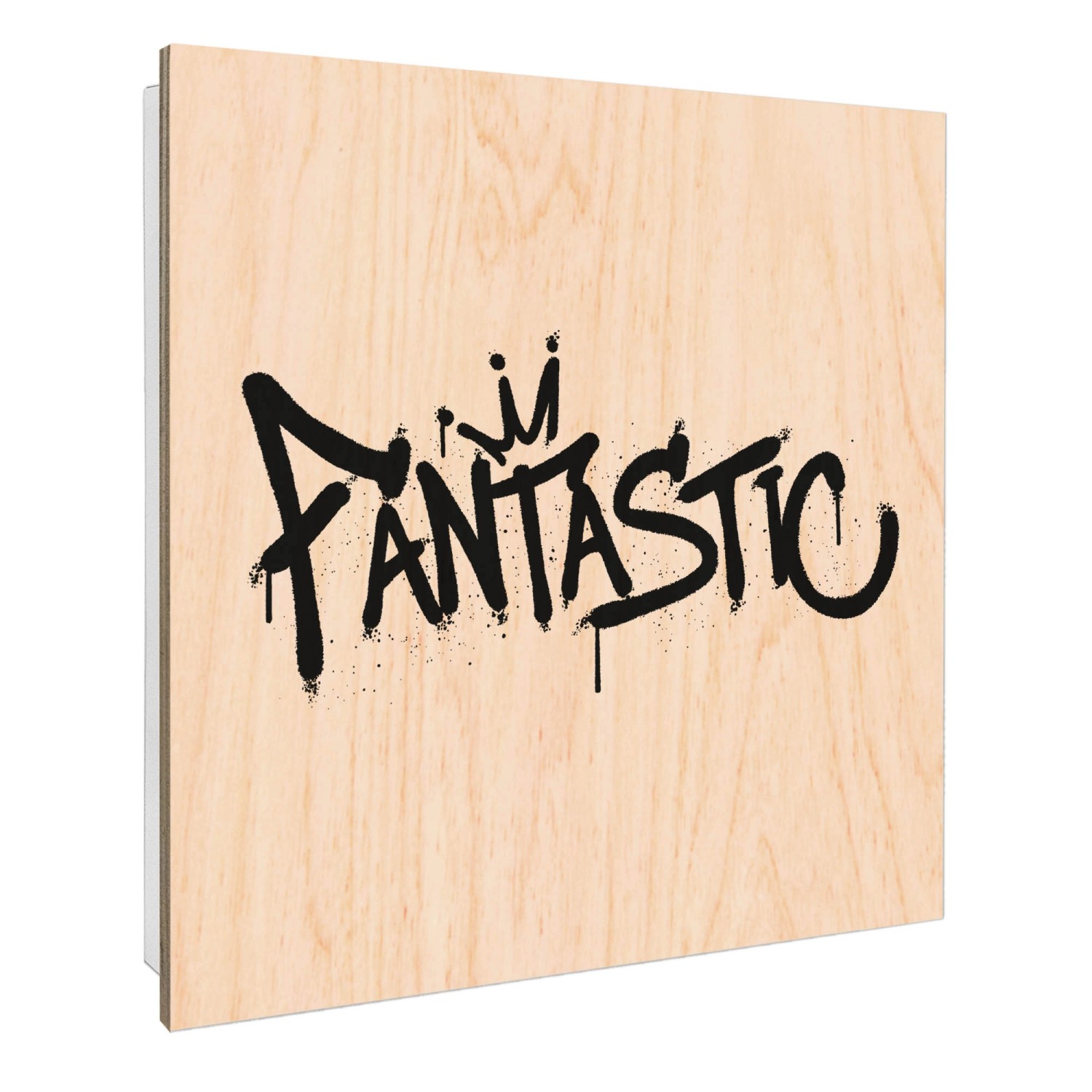 Banjado Großer Schlüsselbox Holz 30x30cm Weiß Scharnier Rechts 50 Haken Sch günstig online kaufen