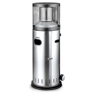 Enders Terrassenheizer Polo 2.0 aus Edelstahl, kompakter Heizstrahler für Terrasse und Garten.