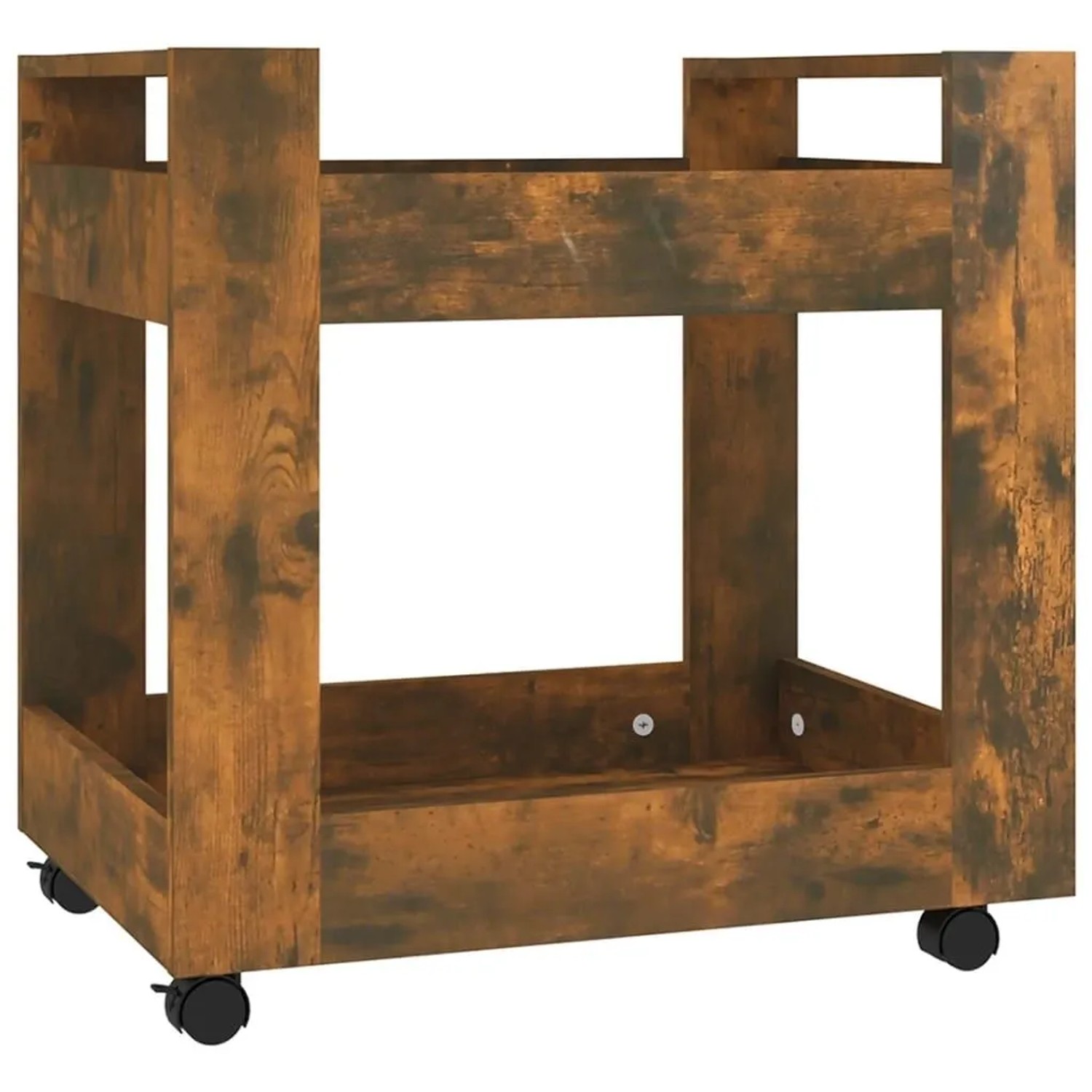 vidaXL Bürowagen Räuchereiche 60x45x60 cm Holzwerkstoff 816605