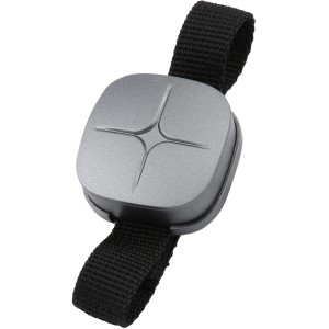 Olympia Erschütterungssensor für Alarmanlagen mit Klettband zur flexiblen Montage.