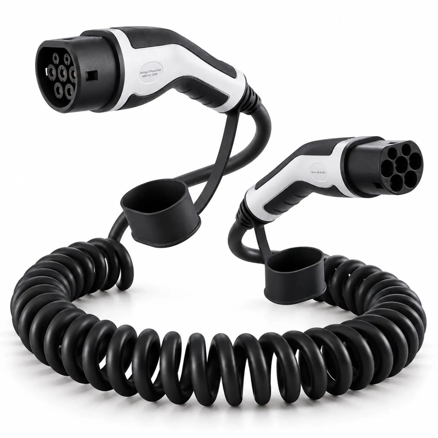 hb-digital 10m E-Auto Ladekabel Typ 2 auf Typ 2 Mode 3 16A 11kW