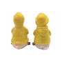Dekohelden24 2er Set Dekofiguren Ente Deko Enten Entenfiguren Gartenfigur Ente L/B/H 6 x 6 x 11 cm_4