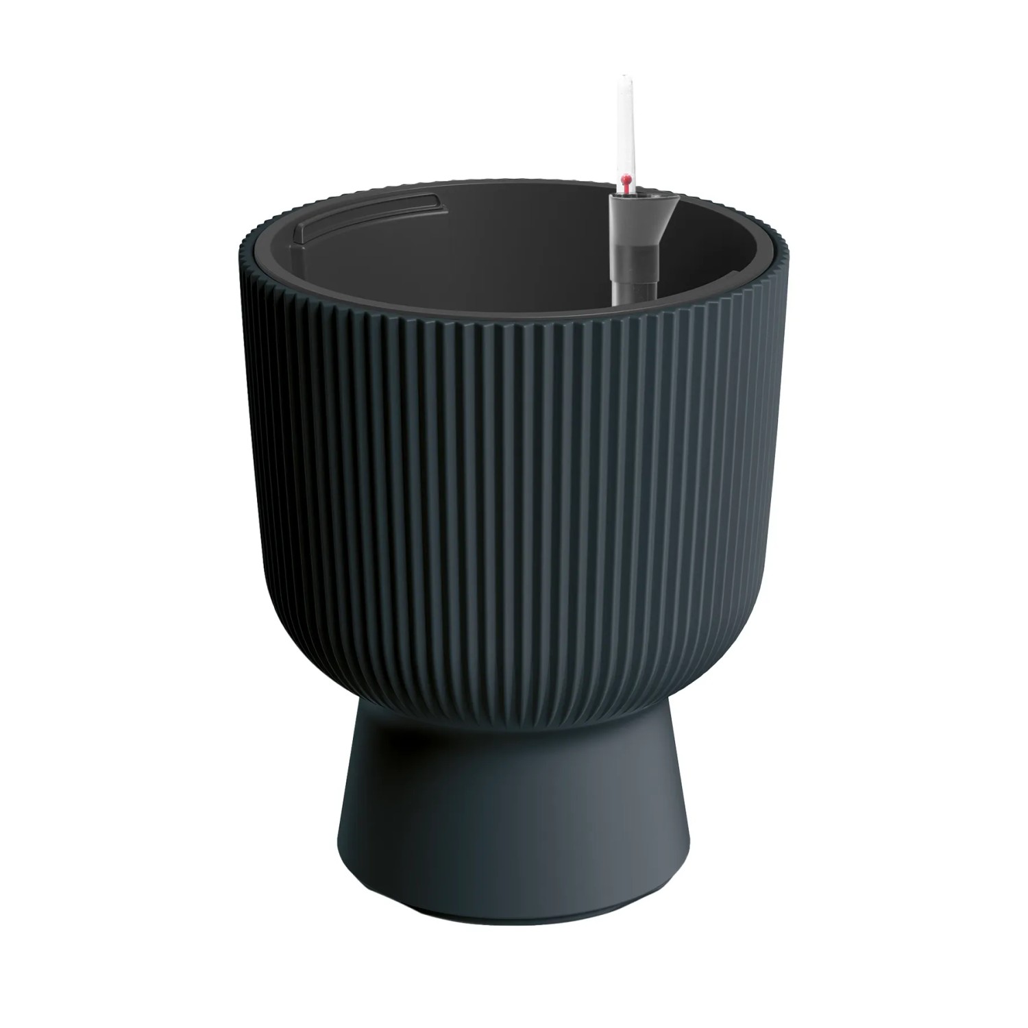 VidaAtHome.de Design-Pflanzgefäß ALVY ø 24cm mit Bewässerungseinsatz Anthrazit