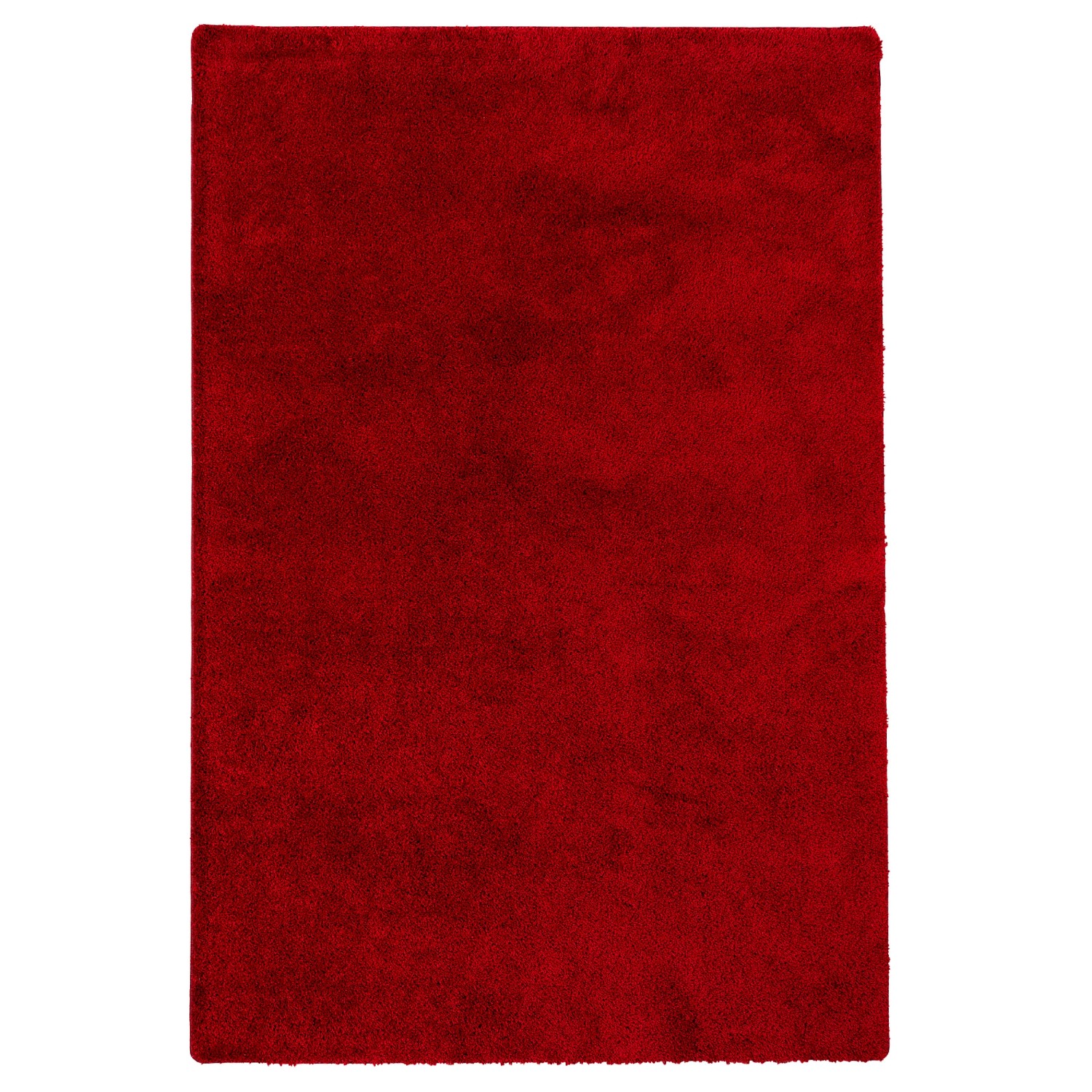 Weinroter, rechteckiger Snapstyle Hochflor Shaggy Teppich Palace, 140x200cm.