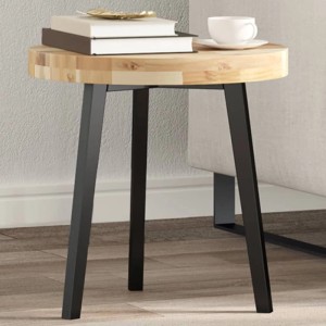 Runde vidaXL Tischplatte aus Akazie, 40 cm Durchmesser, für Möbelbau & Regalböden.