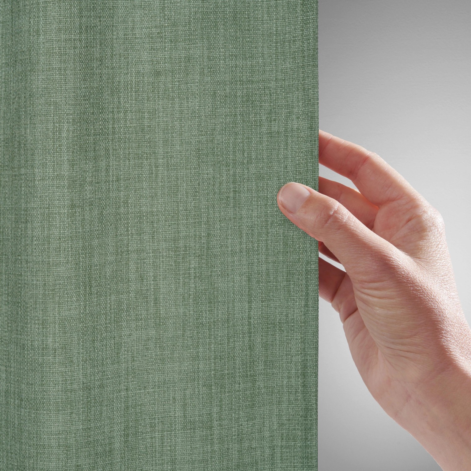 Premium Living Fertigvorhang Leo in Olivgrün ca. 135x255cm_5