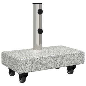 vidaXL Sonnenschirmständer Grau 45 x 25 x 45 cm Granit 42006585