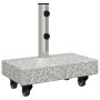 vidaXL Sonnenschirmständer Grau 45 x 25 x 45 cm Granit 42006585