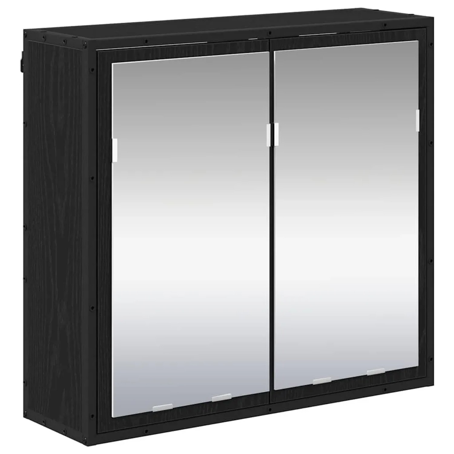 vidaXL Badezimmer-Spiegelschrank Schwarz Eichen-Optik 65 x 20 x 60 cm 88361 günstig online kaufen