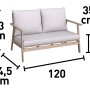 Loungegruppe Woodsboro 4-teilig FSC® Akazienholz Weiß-Geölt Beige_12