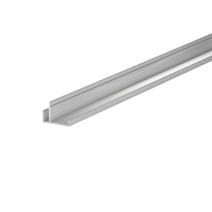 GS Terrassen Blendehalterprofil, 35x30x2000 mm, Alu blank für Terrassendielen.