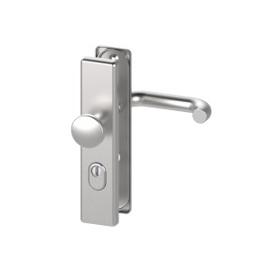 Basi Schutzbeschlag SB 7500 ES0 Edelstahl Wechsel-Garnitur für Haus- und Wohnungstüren.