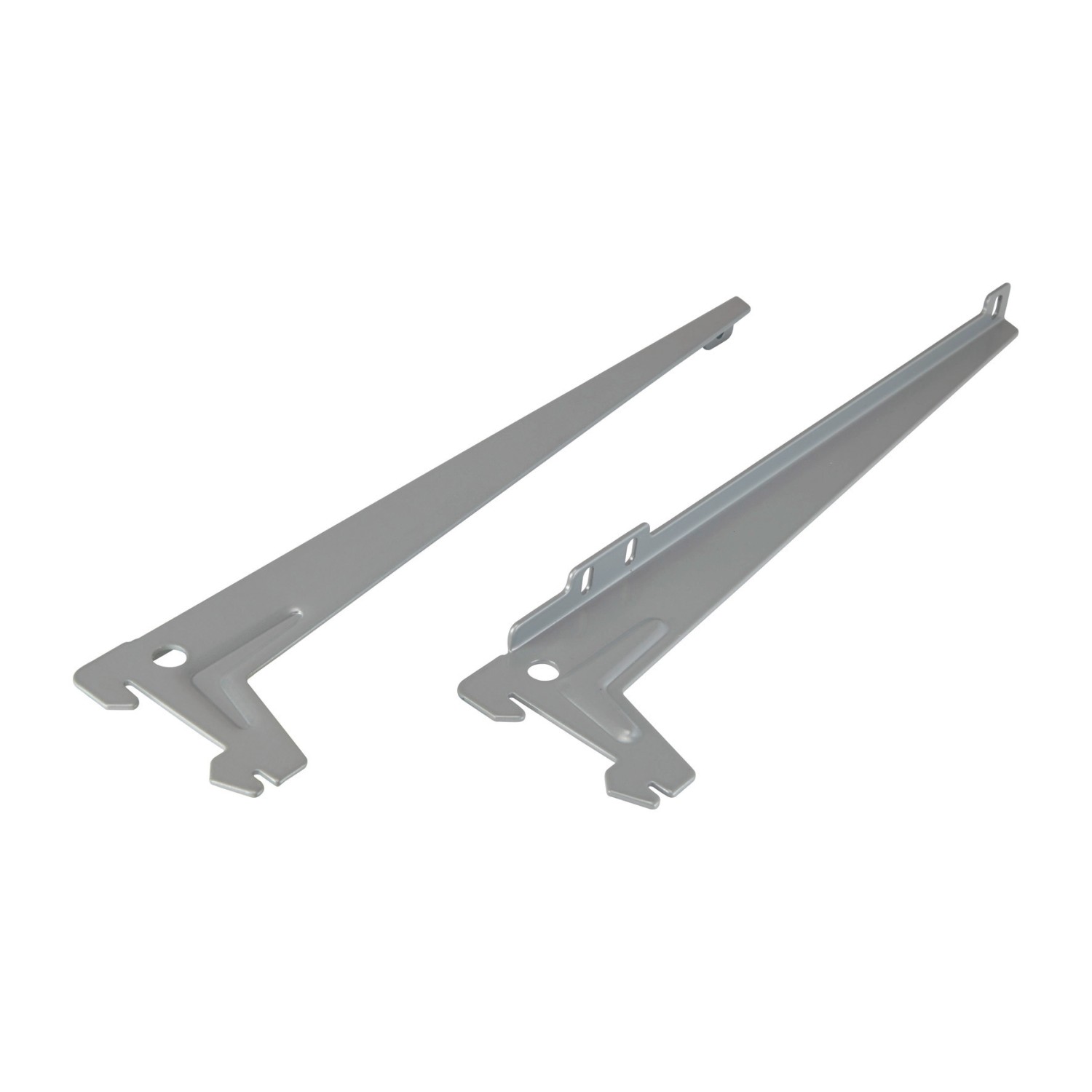 Einloch-Winkelträger Silber 28 cm 2 Stück