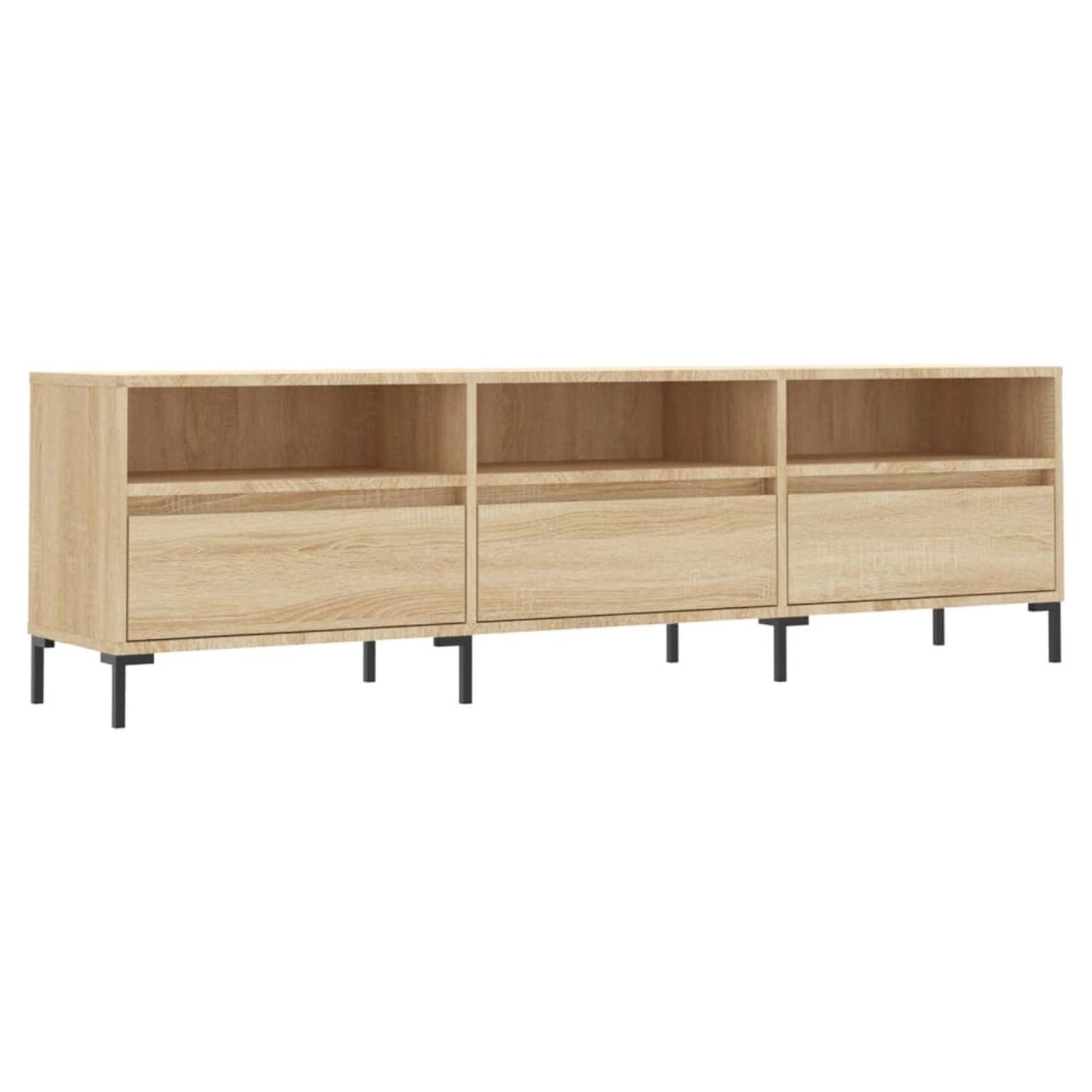 vidaXL TV-Schrank Sonoma-Eiche 150x30x44,5 cm Holzwerkstoff 831287 günstig online kaufen