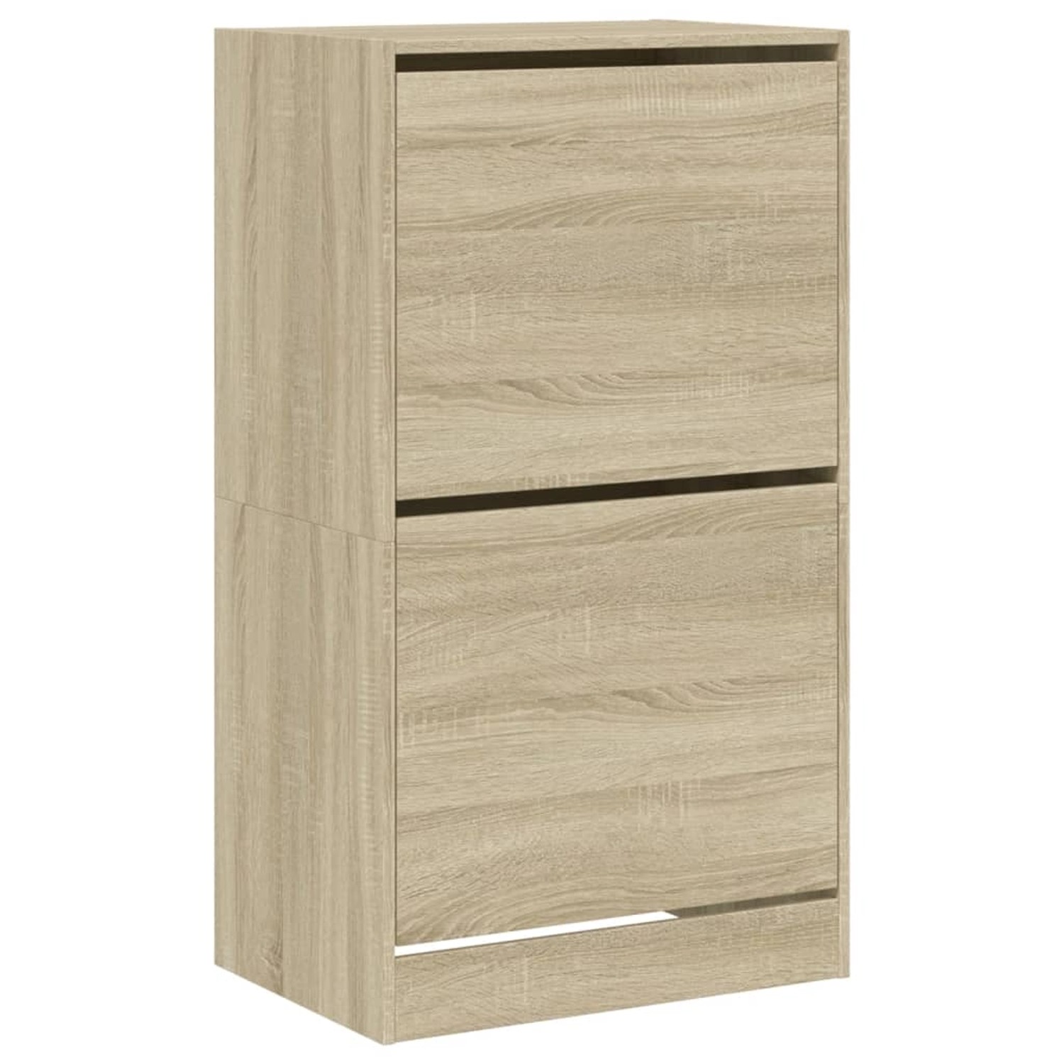 vidaXL Schuhschrank mit 2 Klappen Sonoma-Eiche 60x42x108 cm 3214387 günstig online kaufen