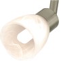 Detailaufnahme: LED-Spot Chiusa, 4er, Nickel matt, warmweißes Licht.