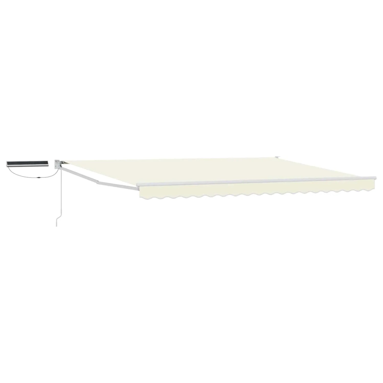 vidaXL Elektrische Ausziehbare Markise Creme 4,5 x 3 m 3419988