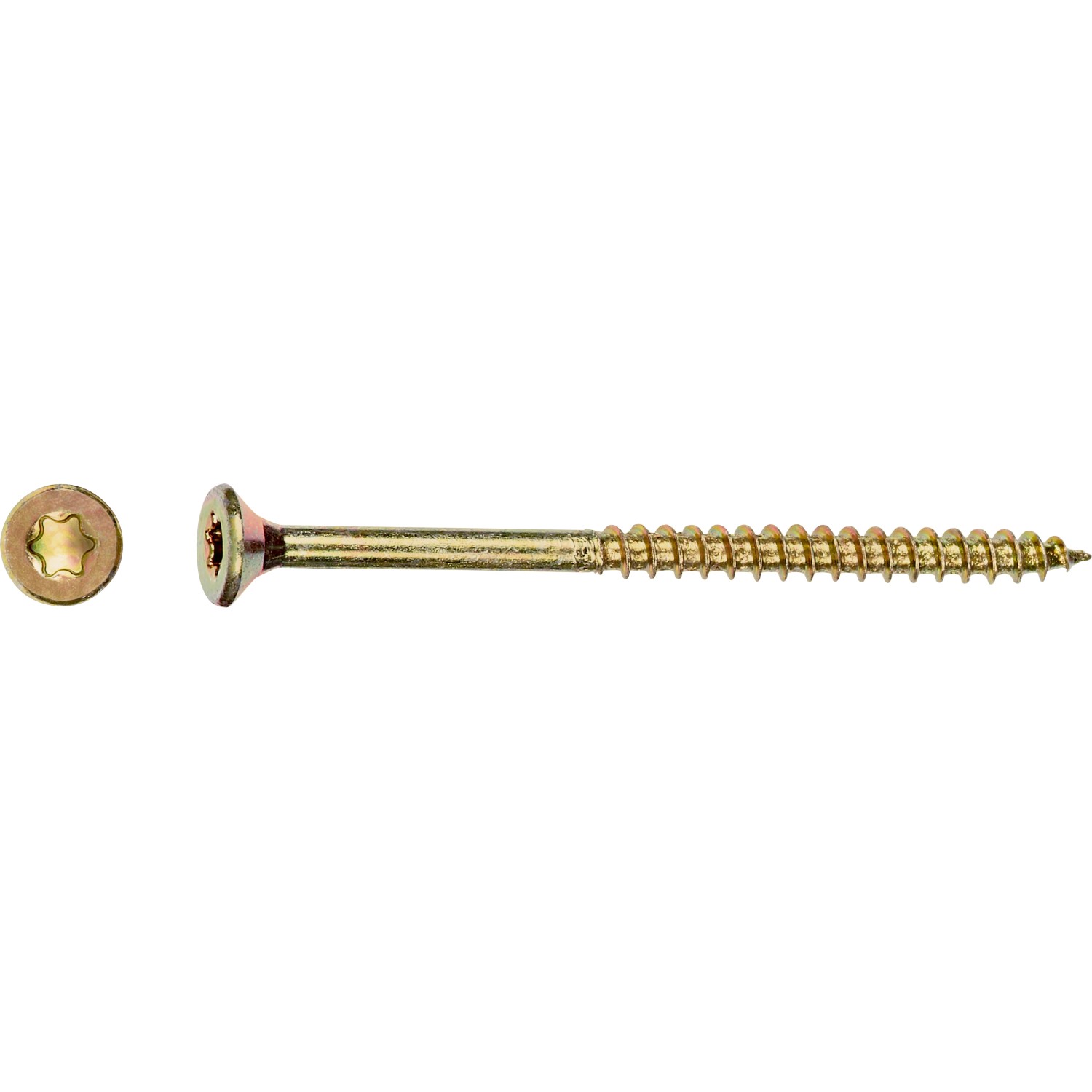 LUX Senkkopf Spanplattenschraube TX-Antrieb Ø 6 mm x 60 mm 100 Stück