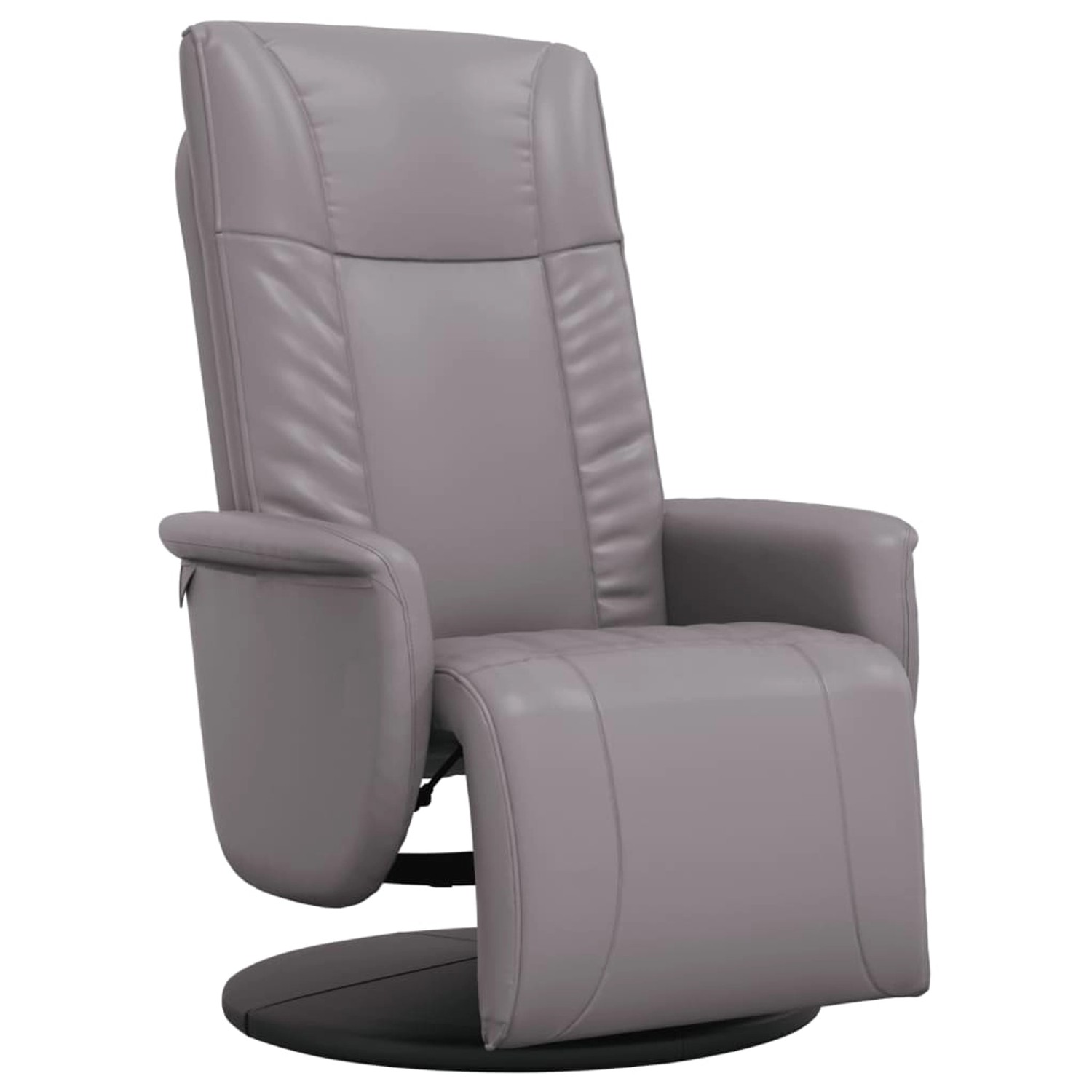 vidaXL Relaxsessel mit Fußteil Grau Kunstleder 356507 günstig online kaufen