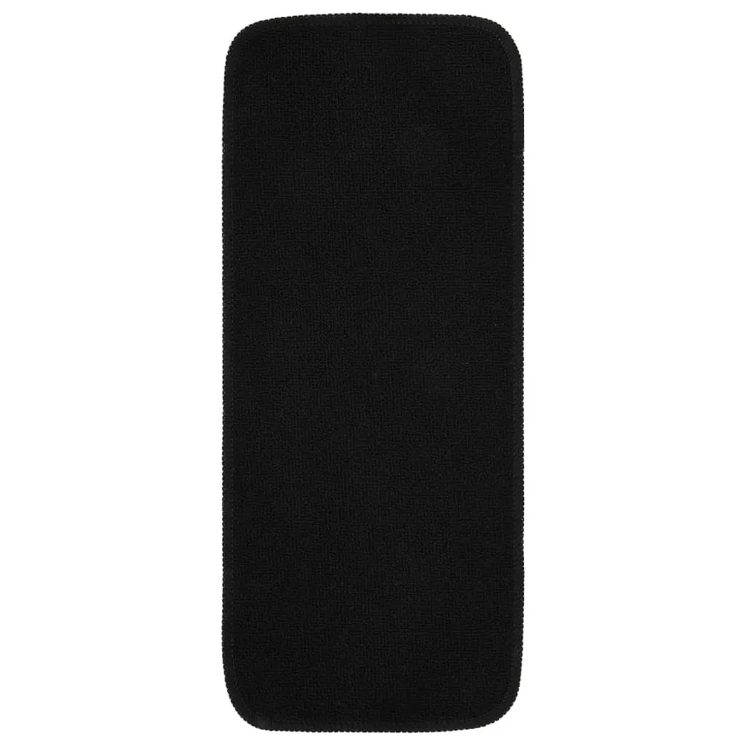 vidaXL Antirutsch Stufenmatten 15 Stk 60x25 cm Schwarz Rechteckig 340392