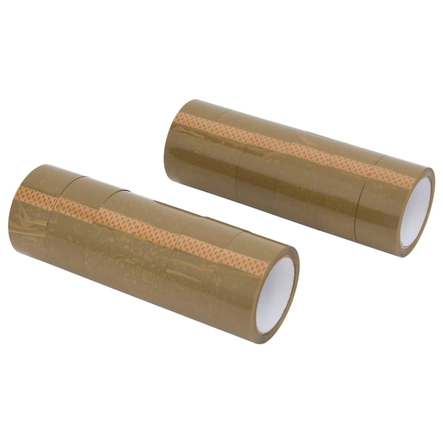 vidaXL Paketklebeband 12 Stk Braun 48 mm x 66 m 4012392 günstig online kaufen