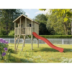Prestige Garden Stelzenhaus Big House KDI Inklusive Rutsche Rot
