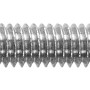 Gewindeschraube M6 x 40 mm Schlitz Edelstahl A2 8 Stück