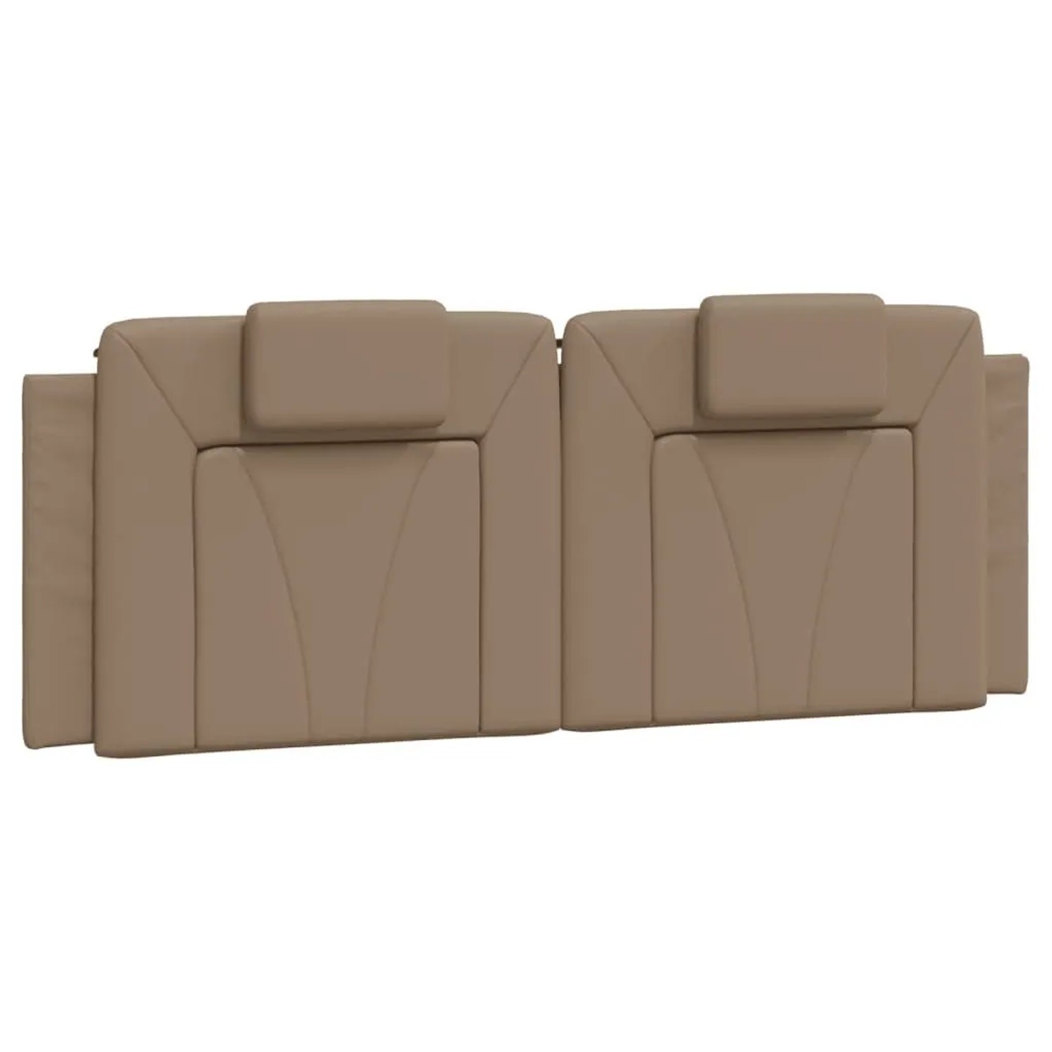 vidaXL Kopfteil-Kissen Viana Cappuccino-Braun 140 cm Kunstleder 374794