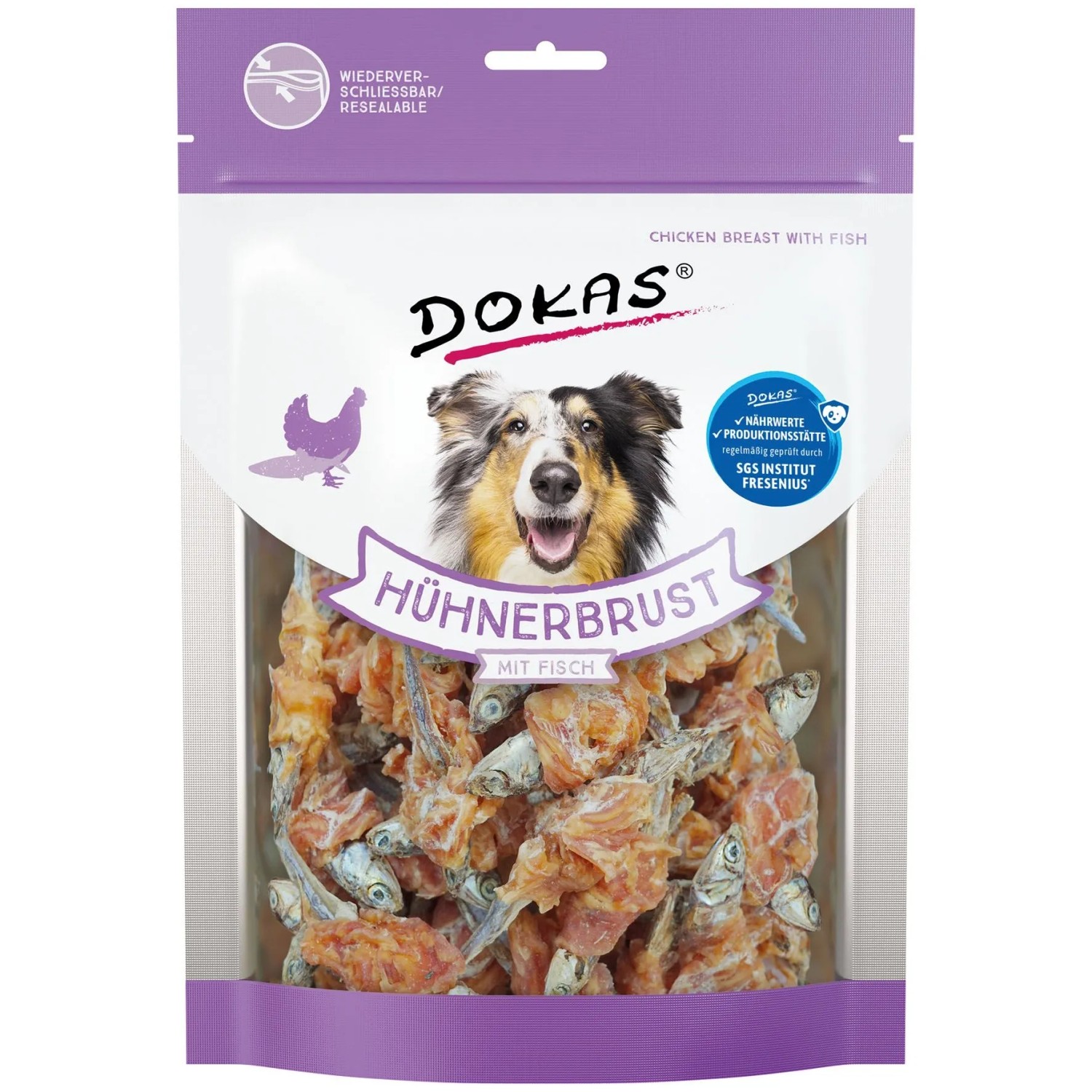 Dokas Hühnerbrust mit Fisch 220 g
