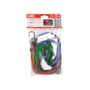 Las Gepäckarm Set, 8-teilig, verschiedene Farben und Längen, zur Gepäcksicherung.