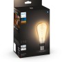 Philips Hue LED-Filament Leuchtmittel E27 im Retro-Look, warmweißes Licht, 550 lm, Einzelpack.