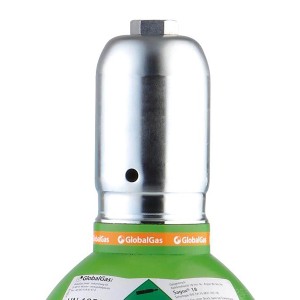 Verzinkte Flaschenkappe für Gasflaschen (5/11 kg) mit Schraubkappe, Typ 19/33 kg.