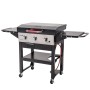 Char-Broil Griddle 3400 Gasgrill mit Gusseisenplatte und Seitenablagen.