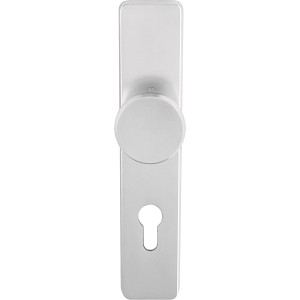 Hoppe Langschild-Wechselgarnitur London Alu Natur für Profilzylinder-Tür (37-42mm)