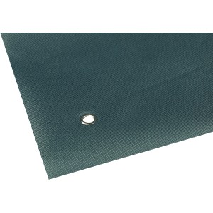 Calima Radschutzhülle für 14-16 Zoll Reifen, dunkelgrünes Polyester mit Öse.