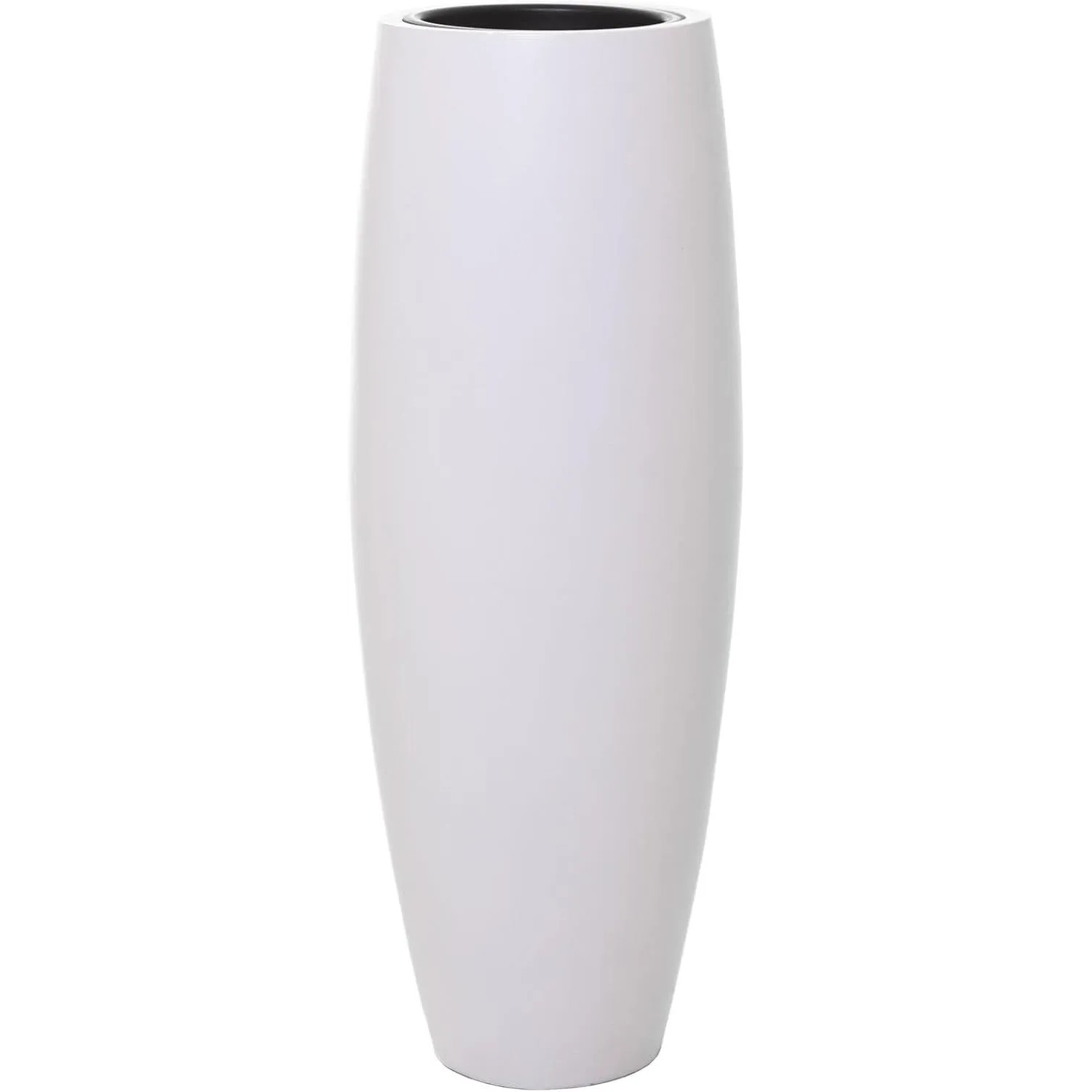 Vivanno Bodenvase Magnum 30 cm x 30 cm x 80 cm Weiß