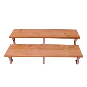 Vinuovo Gartentreppe Stahl Bali 2 Bankirai Hartholz Stufen 120cm