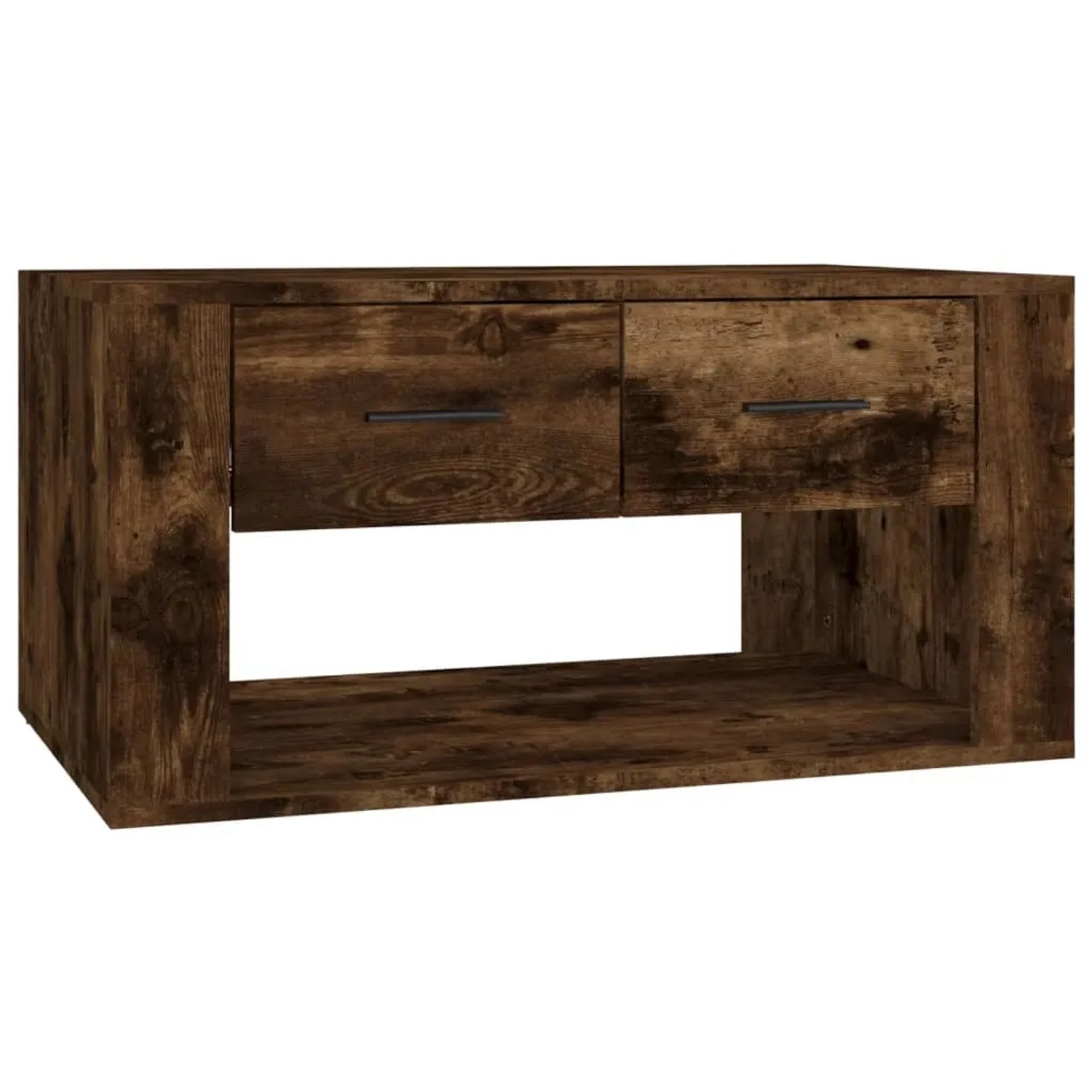 vidaXL Couchtisch Räuchereiche 80x50x40 cm Holzwerkstoff 816533