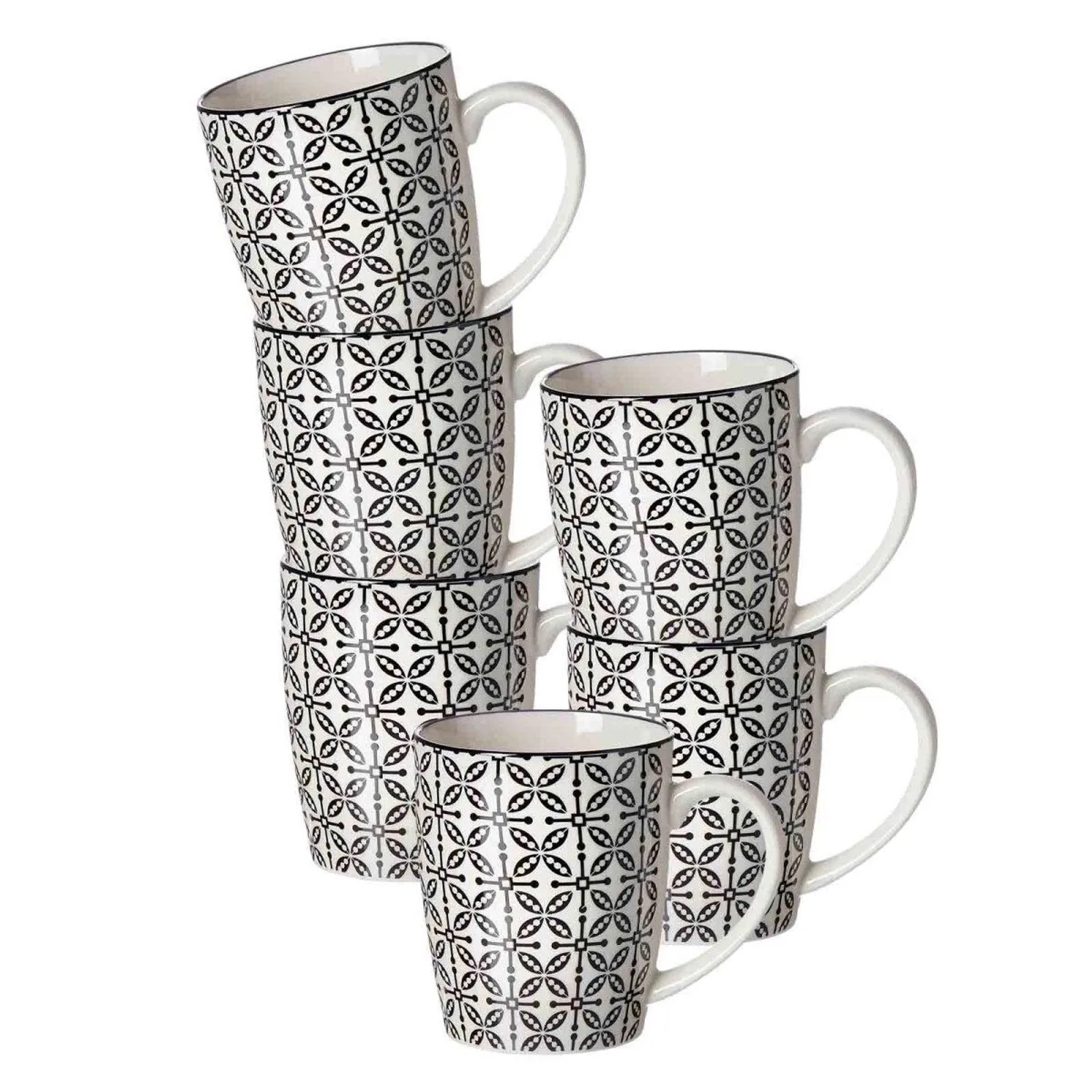 Ritzenhoff & Breker Takeo Leaves Henkelbecher 350 ml 6er Set