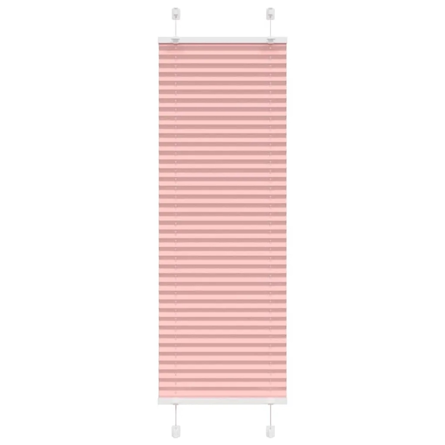 vidaXL Plissee Rosa 45x150 cm Stoffbreite 44,4 cm Polyester 4015438 günstig online kaufen