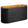 2er Set SSC-LUXon JOBERO Wandleuchte, schwarz-gold, G9 Fassung, Up-Down Licht, modernes Design.